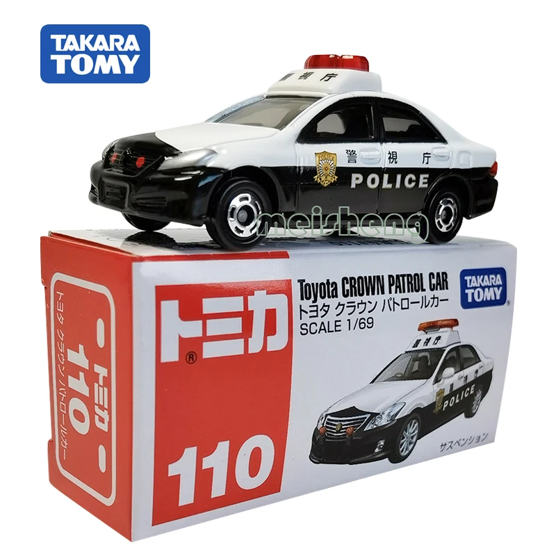

TAKARA TOMY TOMICA Scale 1/69 Toyota Crown Patrol Car 110 Alloy Diecast Metal Car Model Vehicle Toys Gifts Collections
