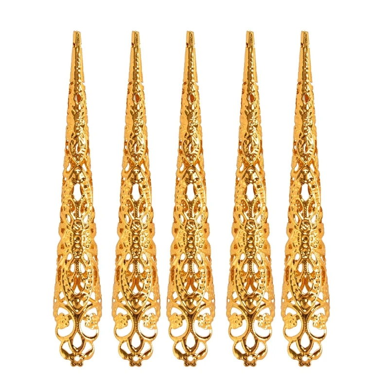 

Набор колец для ногтей в старинном стиле, 5 шт.