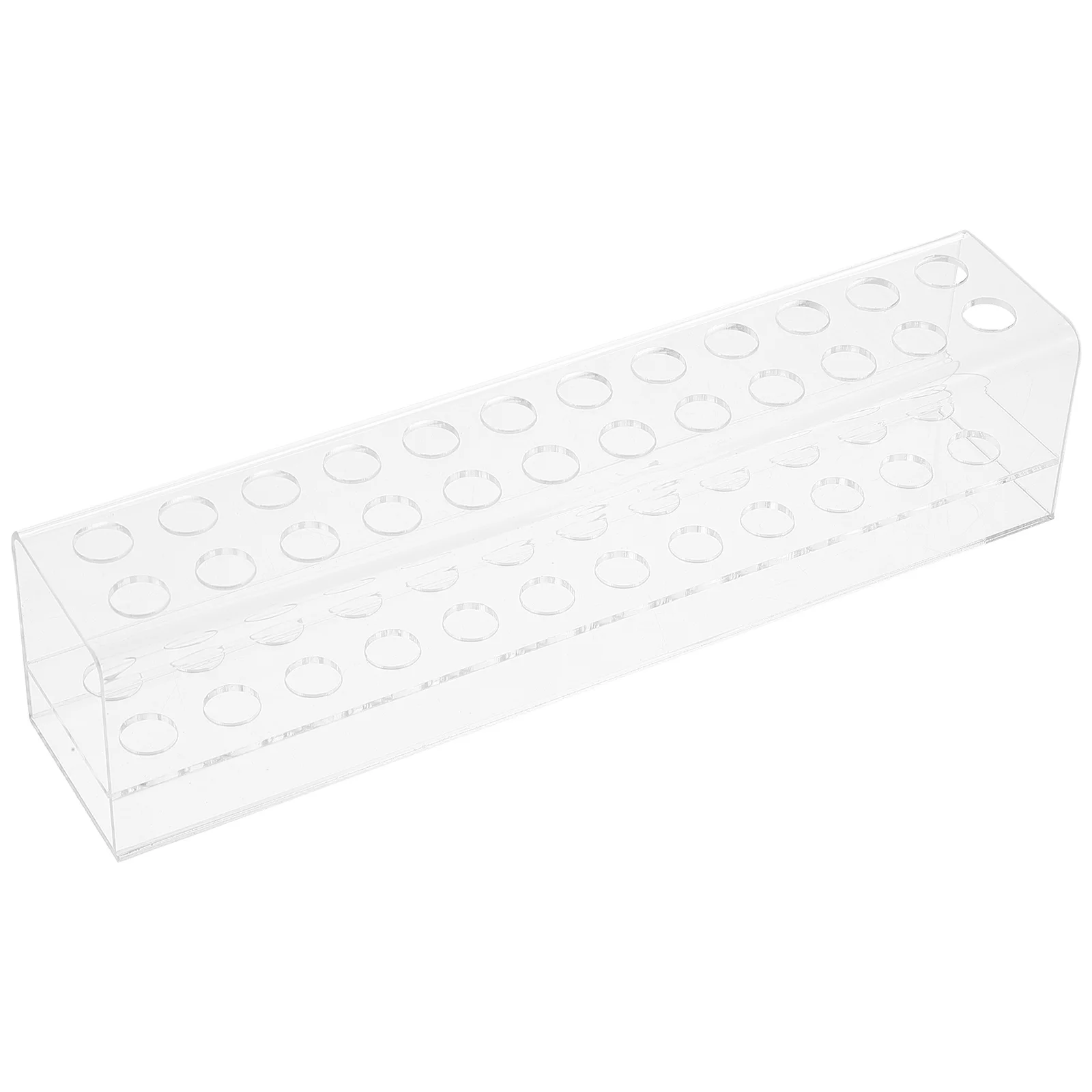 

Acrylic Desk Transparent Pen Holder Stationery Storage Stand Makeup Brush For Manicure Tool