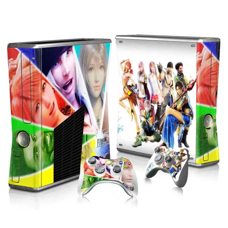 Наклейки для Xbox 360 Slim и 2 скины контроллера