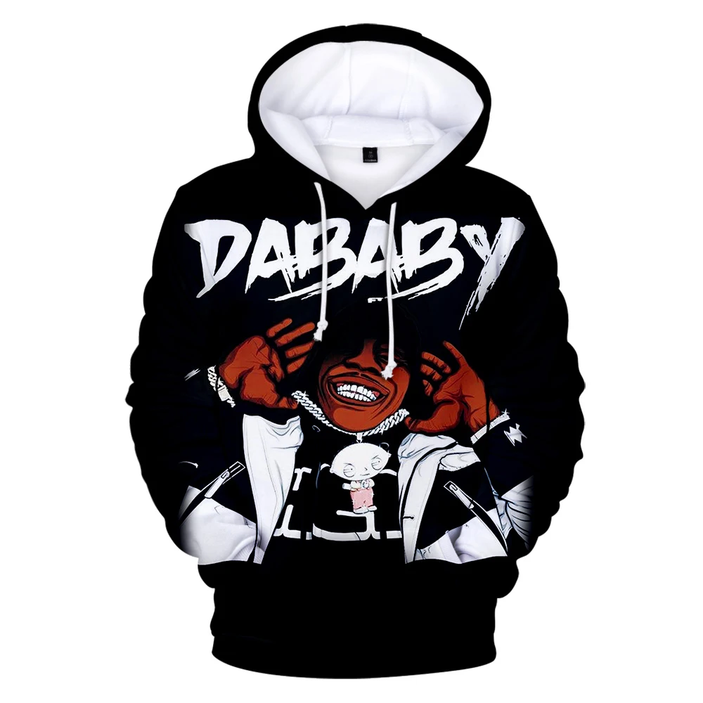 2023 Rapper Dababy 3D Hoodie Sweatshirts New Fashion Men Women Casual Adult Kids Pullovers Streetwear Hoodies Tracksuits Tops