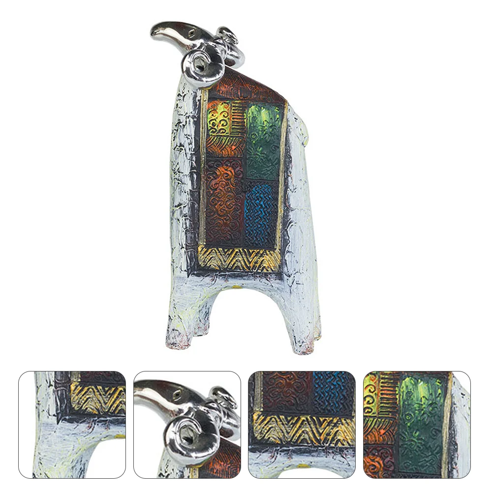 

Sheep Animal Shaped Desktop Ornament Creative Resin Artware Table Adornment