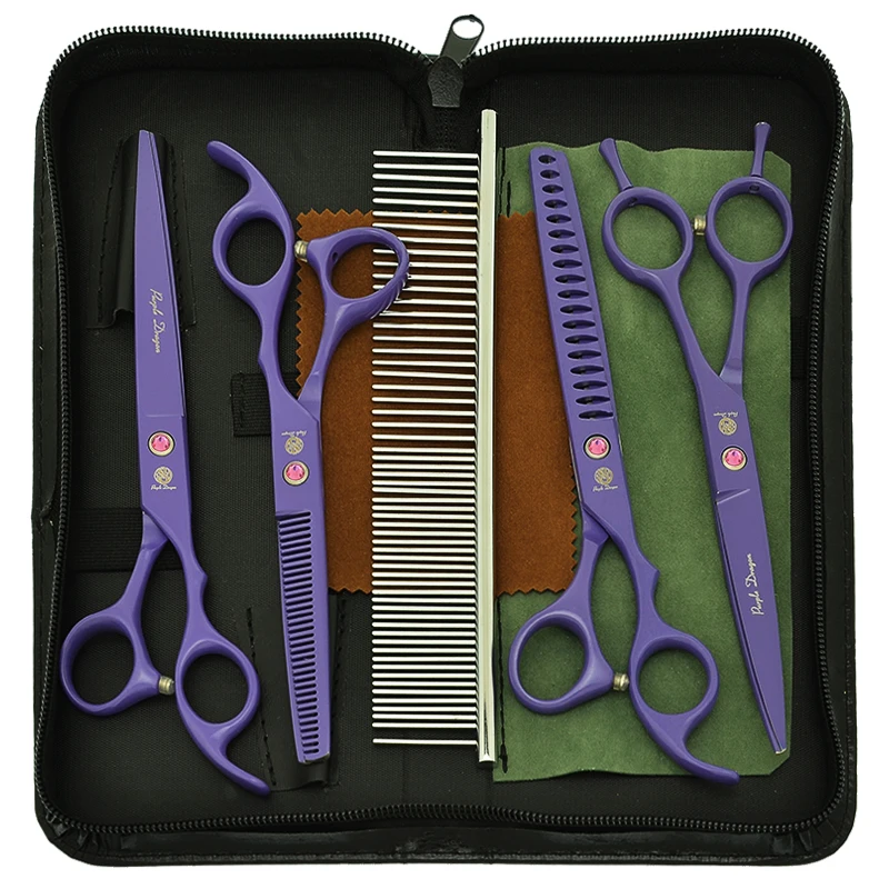 

Стальные ножницы B0040B для стрижки и филировки собак, 7 дюймов