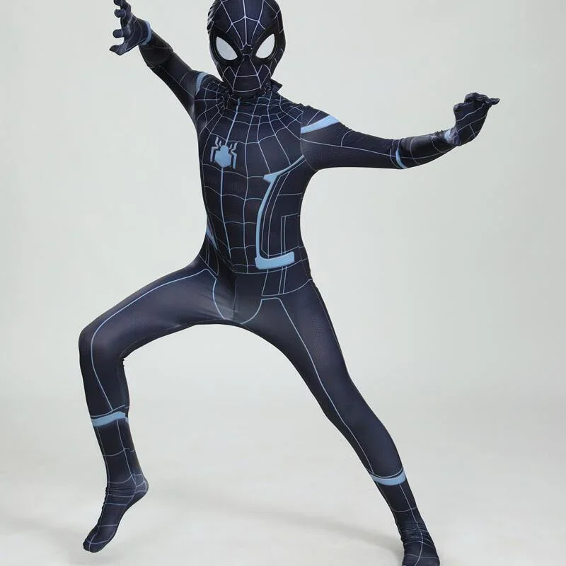Черный дом костюм Человека-паука для косплея комбинезон боди праздничная одежда