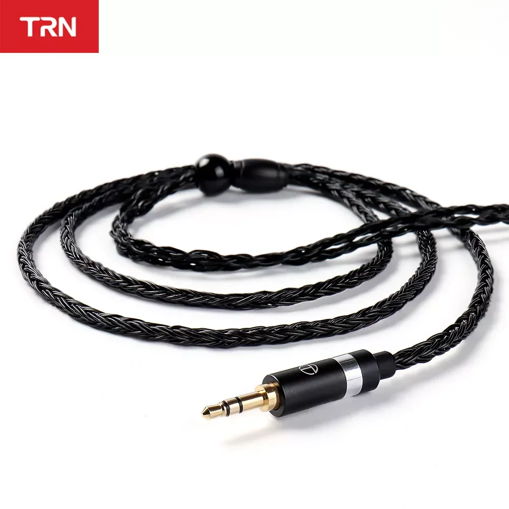 

TRN T2 s 16-жильный посеребренный Hi-Fi обновленный кабель 3,5 мм разъем 0,75 мм для TRN VX M10 BA5 ST1 KZ ZSX ZS10 PRO ZAX CCA C12