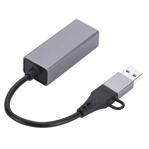 USB-хаб USB Type-C с сетевым портом RJ45