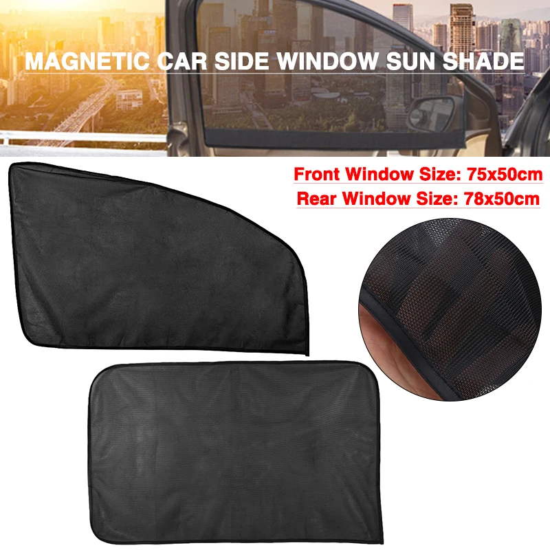 

Магнитная Солнцезащитная шторка на боковое стекло автомобиля, универсальная шторка, сетчатый чехол с защитой от УФ-лучей, портативная летн...