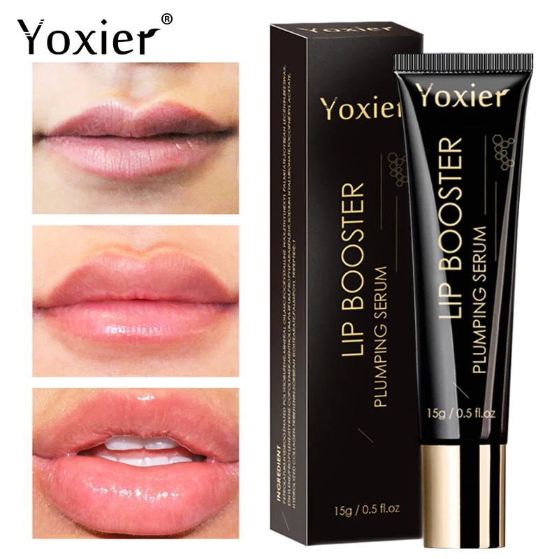

Lip Booster Plumping Serum Moisturizing Reduce Fine Lines Long-Lasting Gentle Non Irritating Anti-Wrinkle Nourish Sexy Lip Care