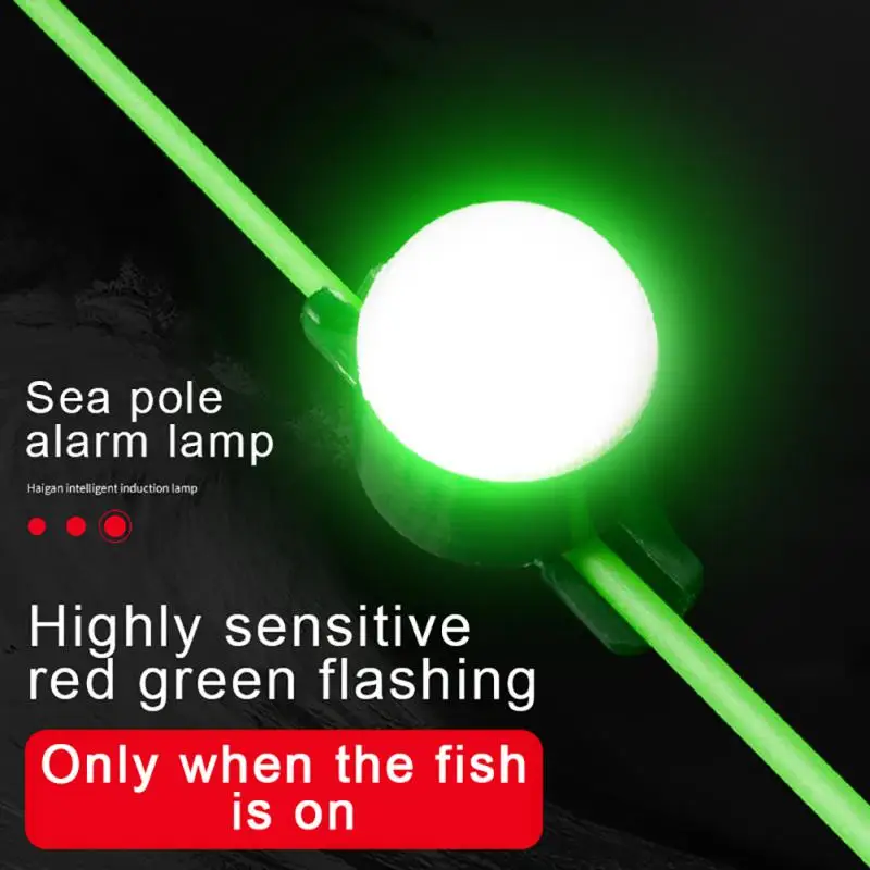 

Outdoor Night Fishing Accessories Luminous Alarm Electronic LED Light Fishing Bite Alarms Fishing Line Gear Alert Indicator