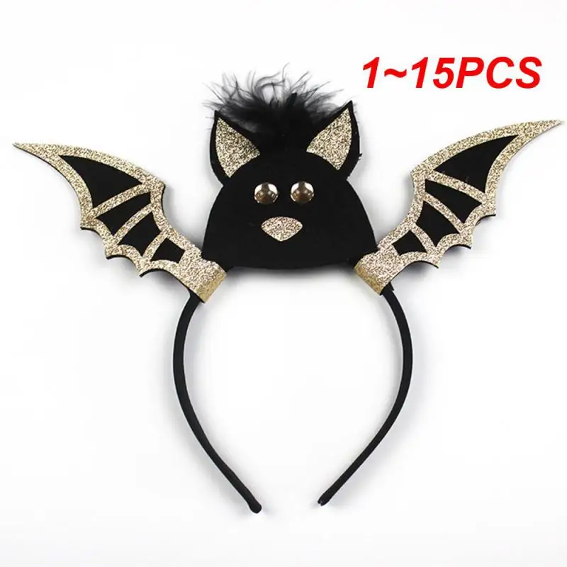 

1~15PCS Bat Multicolor Headband Festive Interesting Design Durable Comfortable Add Spooky Color