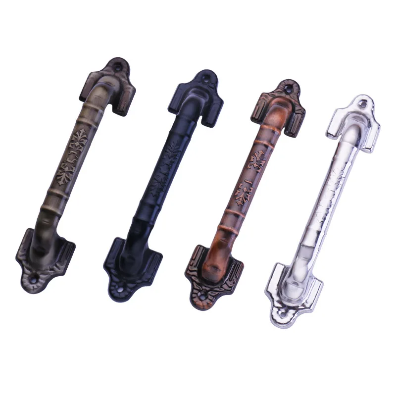

European Retro Kitchen Drawer Wrought Iron Handles Antique Cabinet Pulls Handles for Furniture Hardware