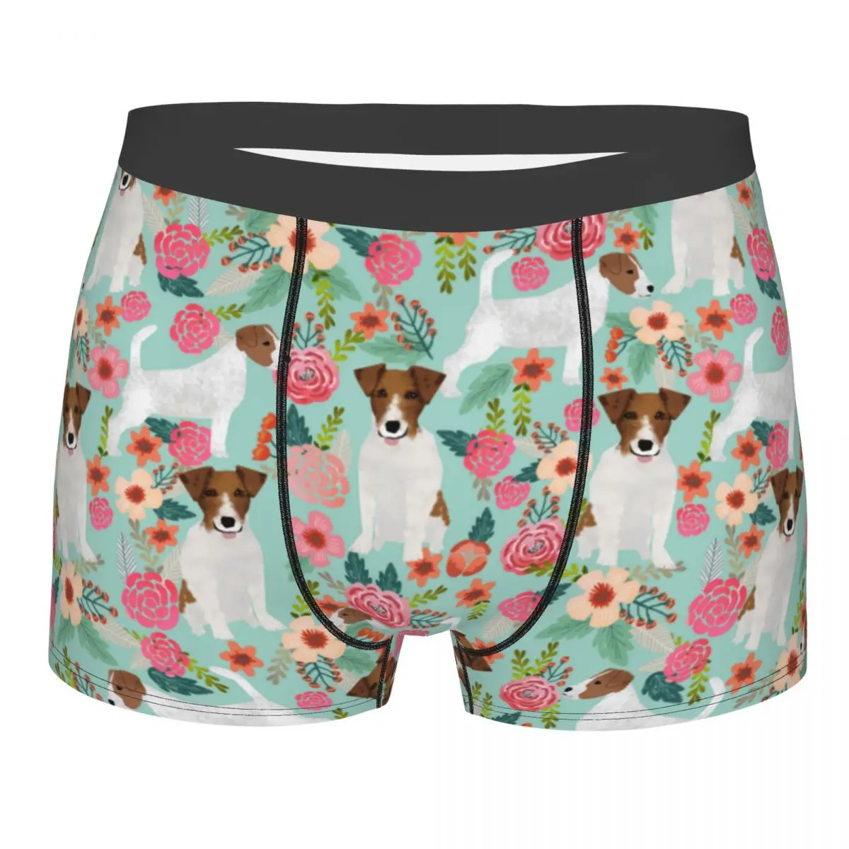 

Мужские трусы-боксёры с цветочным принтом