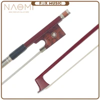 44 size violin bow fiddle bow brazilwood bow natural horsehair w snakewood frog paris eye inlay well balance bow