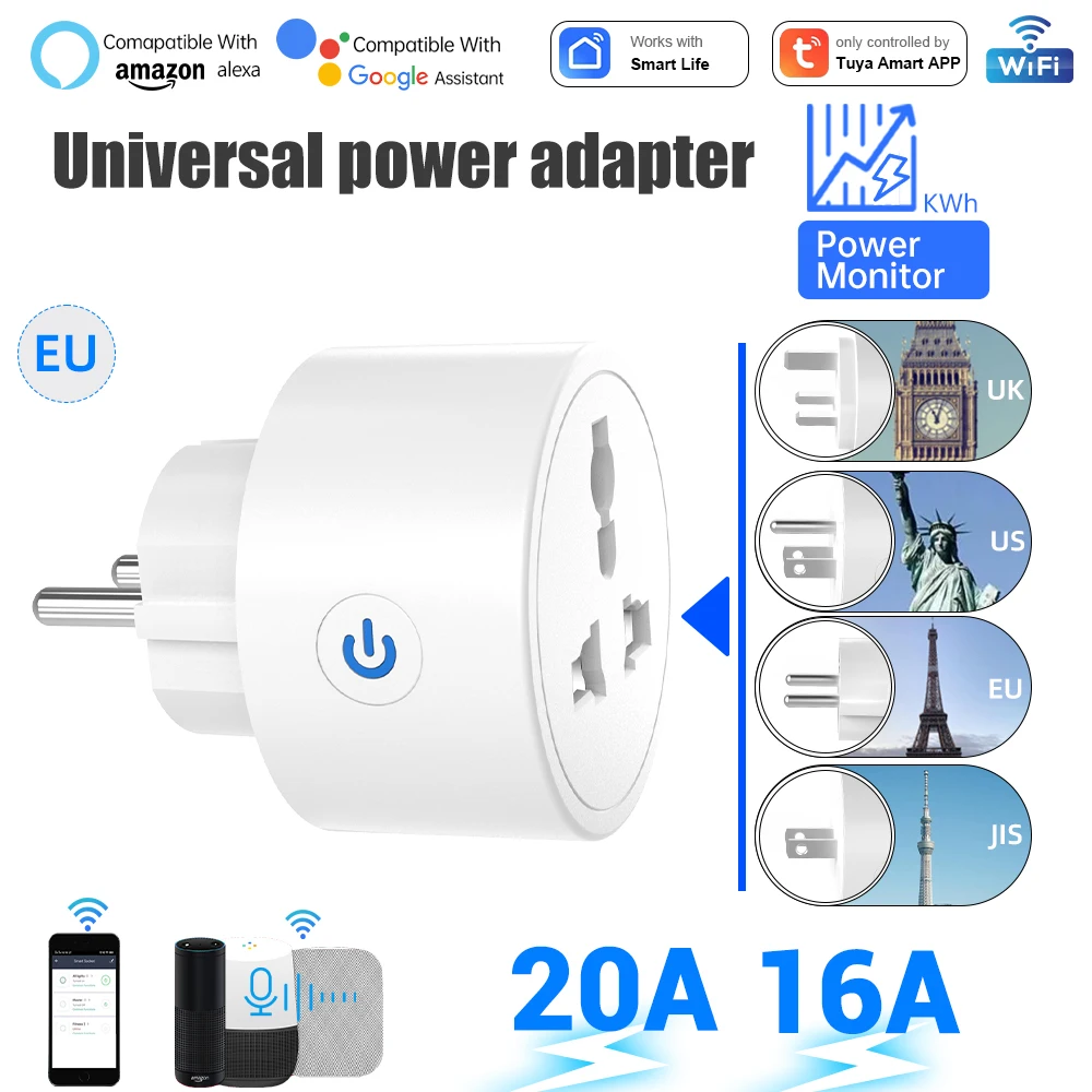 Умная розетка WGHINE для Google Home Alexa