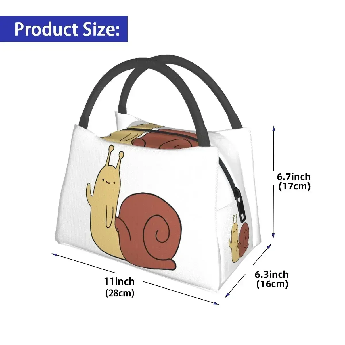 Ланч-сумки с улиткой изолированная коробка для бенто водонепроницаемая сумка