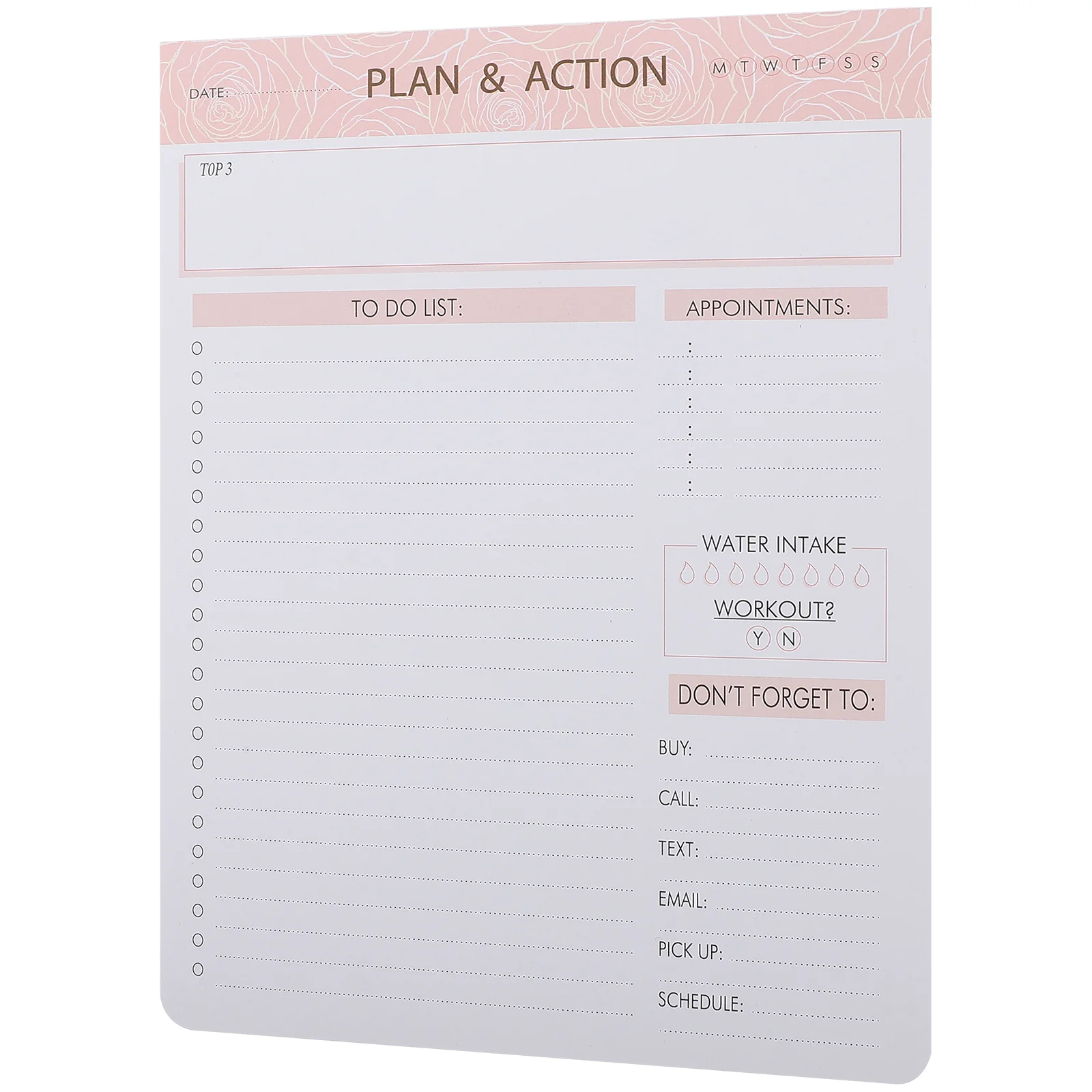 

Notebook Do List Work Agenda Portable Memo Pads Daily Planner Paper Convenient Notepad Multi-function
