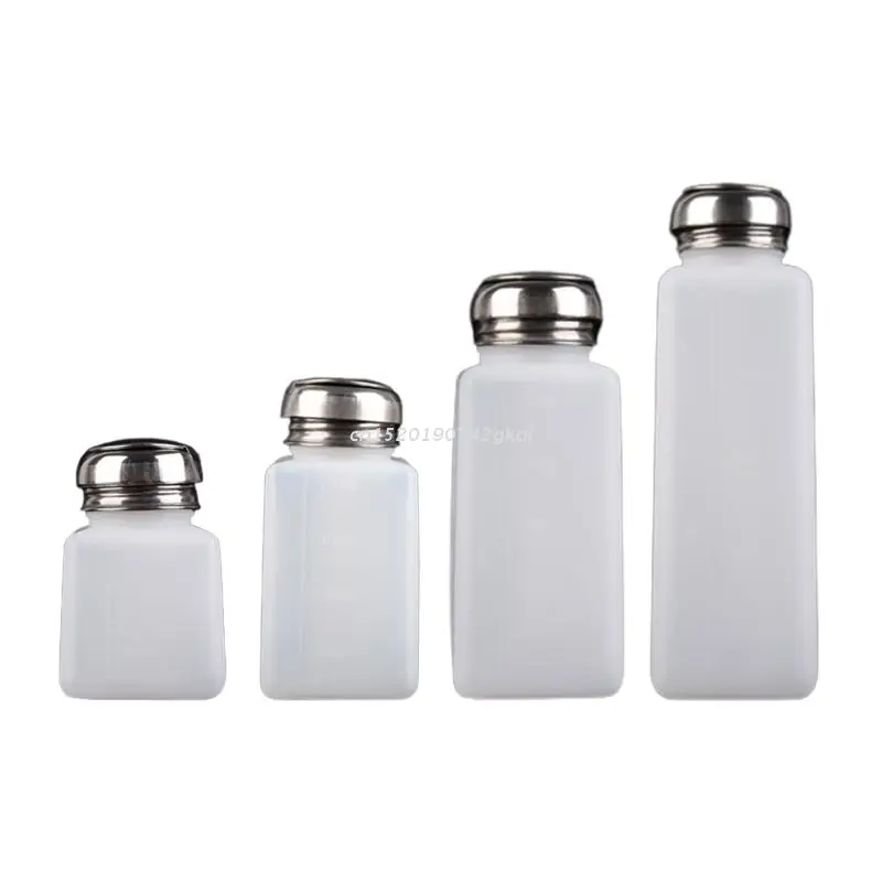 

120/200/250/500ml Nail Polish Remover Container Push Down Liquid Pump Dispenser