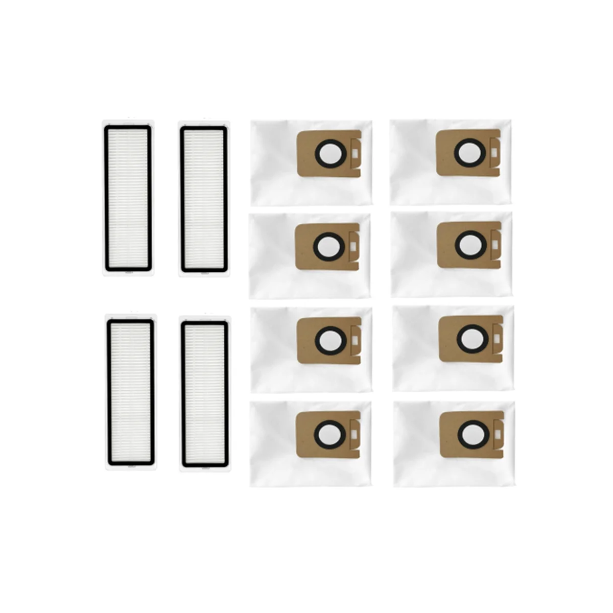 

Replacement Hepa Filter Dust Bag for Dreame Bot L10 Plus Z10 Pro D10 PLUS Robot Vacuum Cleaner