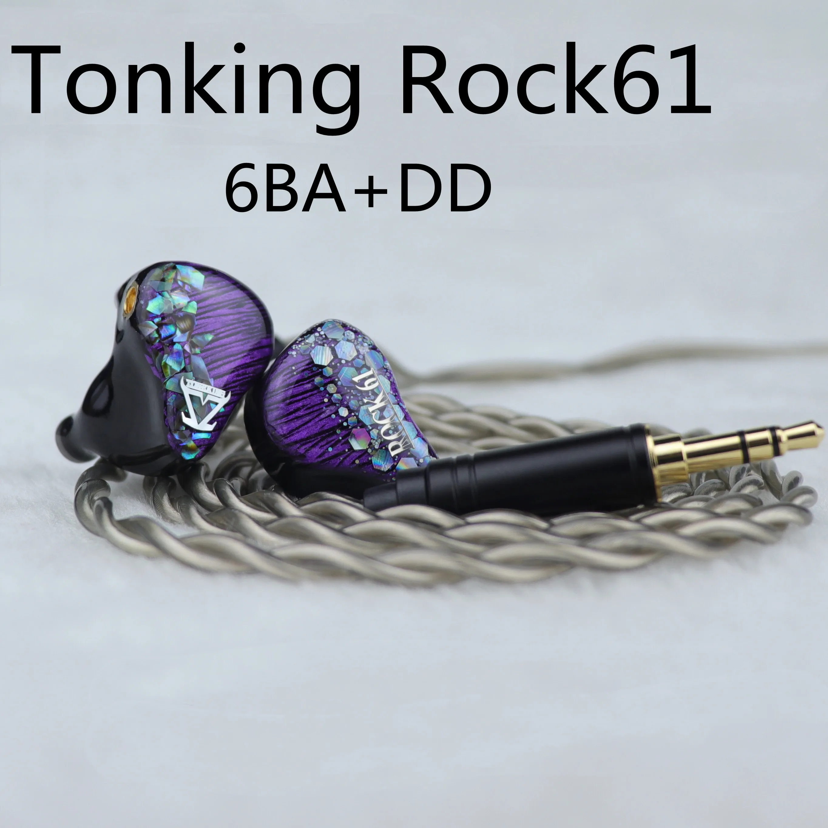 Наушники-вкладыши TONEKING ROCK61 6BA + 1DD Hybrid Drive 14Unit