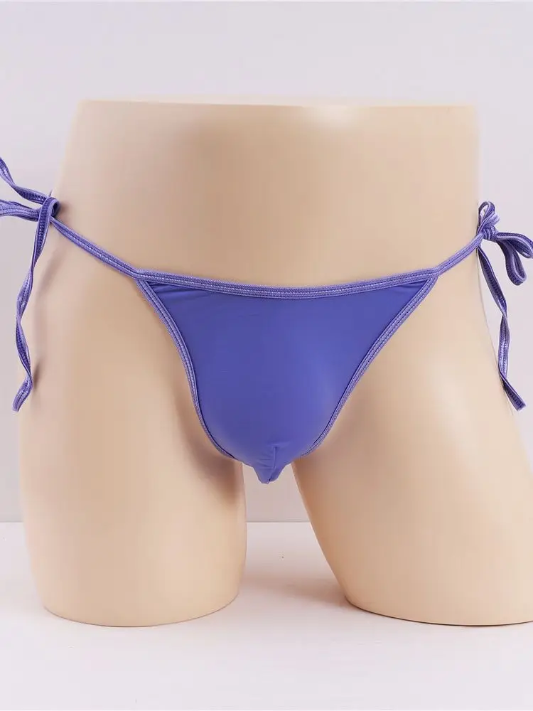 

Men Underpants Men's Thongs String Sexy Underwear Boxers And Briefs Ice Silk Low Rise Sissy For Gays Tanga Hombre Jockstrap