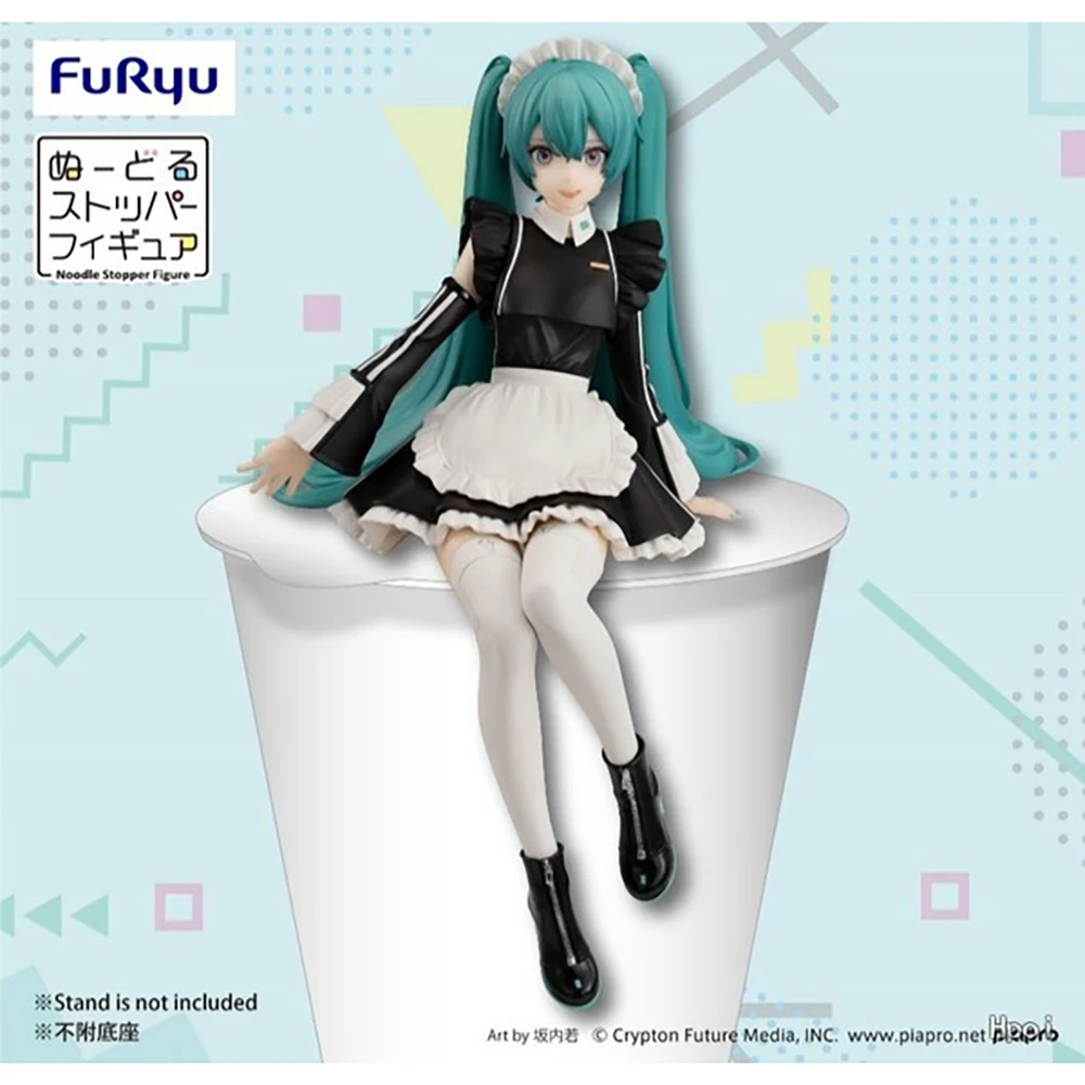 

Newest Furyu Original Vocaloid Hatsune Miku Maid Outfit Anime Figure Collectile Model Action Figure Toys Gift for Children