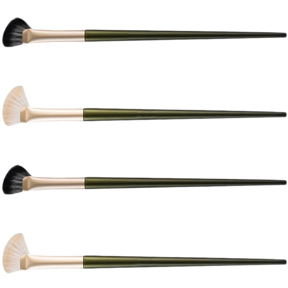 

4 шт. кисть для теней для носа консилер для макияжа глаз плоский контур Угловые маленькие косметические инструменты