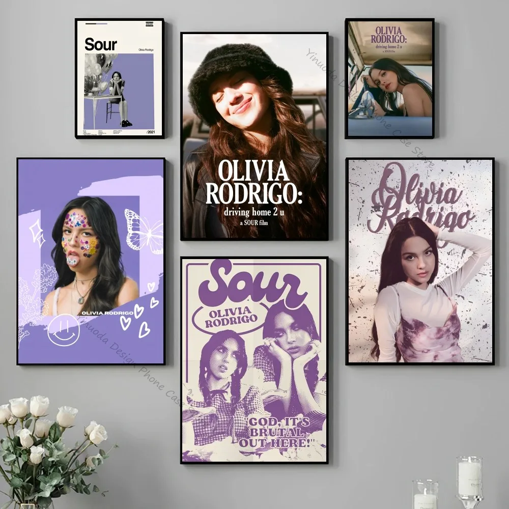 Плакат R-Rodrigo в современном стиле с изображением O-Olivia винтажное декоративное