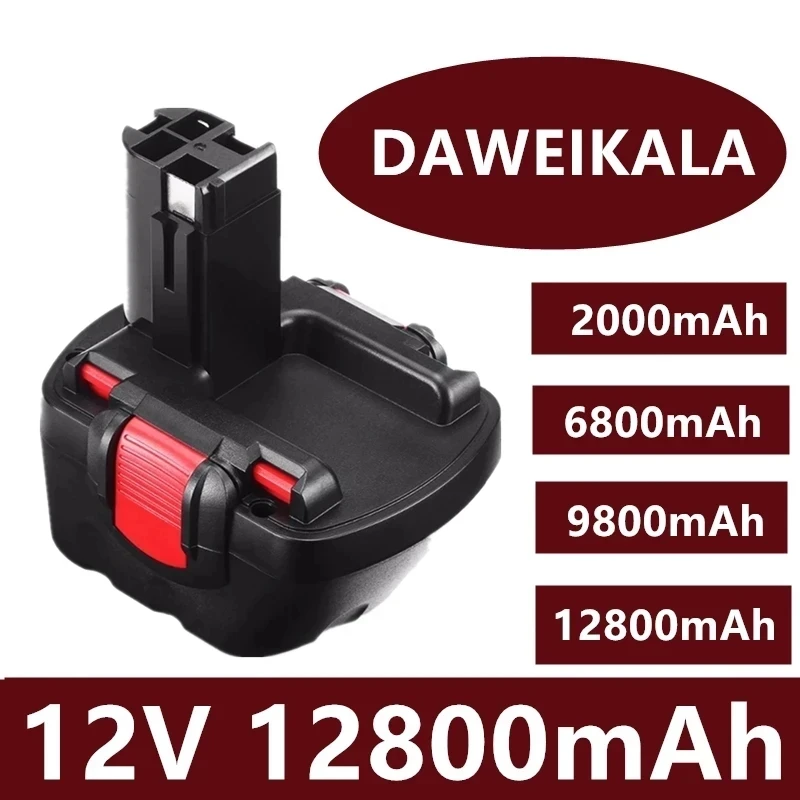 

New for Bosch 12V 12800mAh PSR Rechargeable battery 12V 12.8Ah AHS GSB GSR 12 VE-2 BAT043 BAT045 BAT046 BAT049 BAT120 BAT139