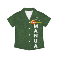 hot sale polynesian samoa tribal print boy t shirts for children clothing 2022 summer clothes short sleeve cotton kids tee shirt