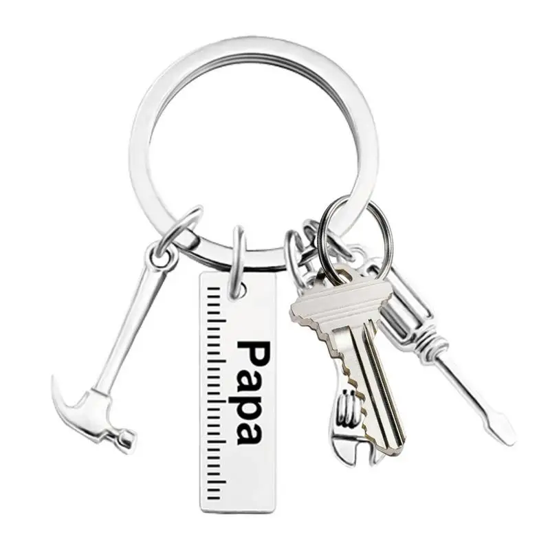 

Брелок Отвертка брелок для ключей брелок мини Ручные инструменты брелок с молотком Отвертка гаечный ключ линейка автомобильный брелок подарки для