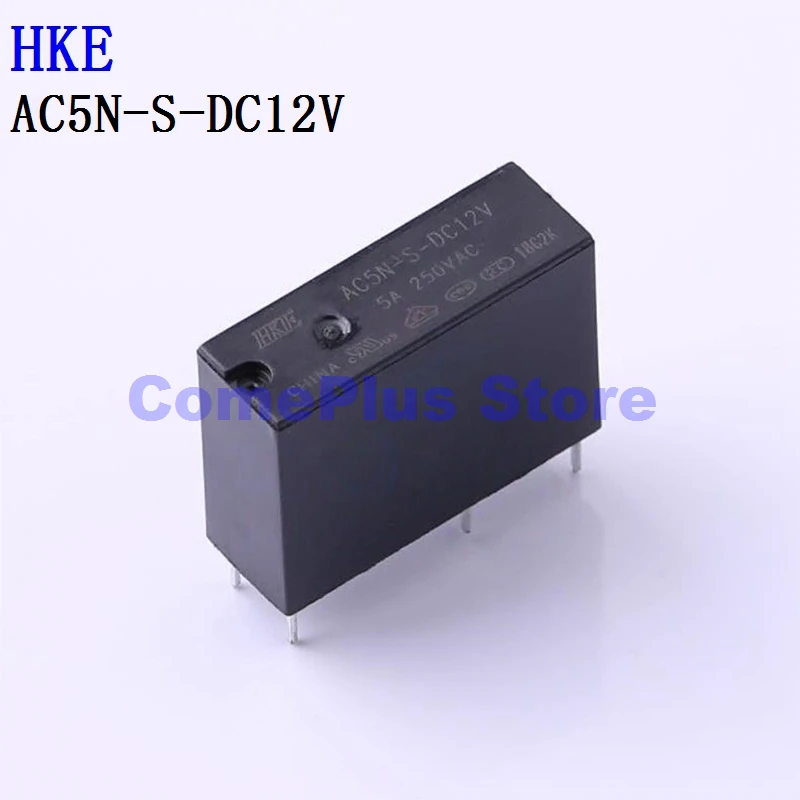 Реле мощности 5PCS AC5N-S-DC5V AC5N-S-DC12V 5V 12V 24V HKE