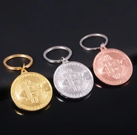 2022 hot bitcoin keychain music band keyring pendant for women men jewelry collection gift