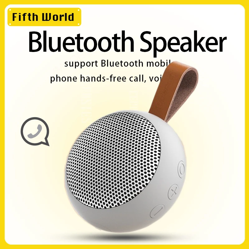 Новинка 2023, Водонепроницаемая мини-колонка с Bluetooth, маленькое аудио, высококачественный сабвуфер, мощные басы