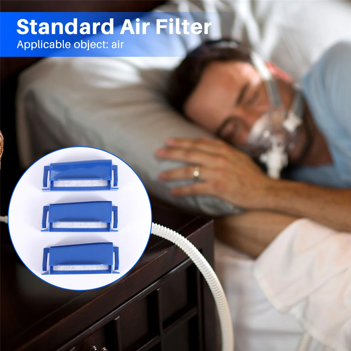 Фото Для Philips Respironics DreamStation CPAP Стандартный воздушный фильтр Ультратонкий фильтр №5