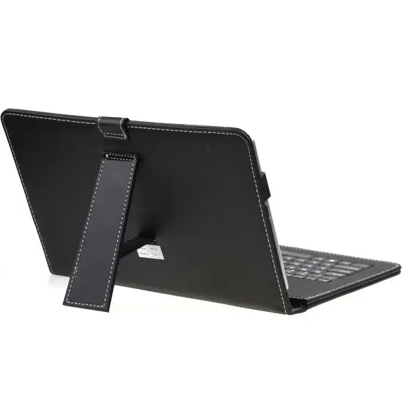 

10 Inch and 10.1 Inch Keyboard Leather Cover Case Casual Solid for Waterproof Drop Resistance Type-C Port Keyboard for Tablet Pc