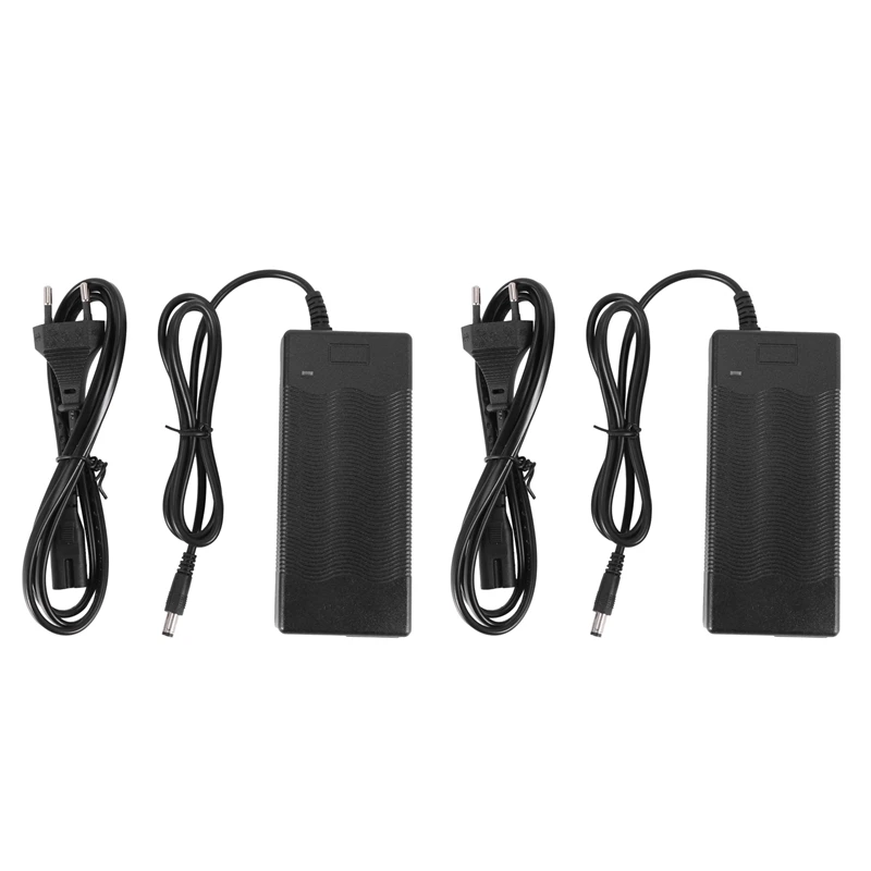 

2X Charger For Kugoo S1 Electric Scooter 42V 1.5Ah Battery Charger(Eu Plug)
