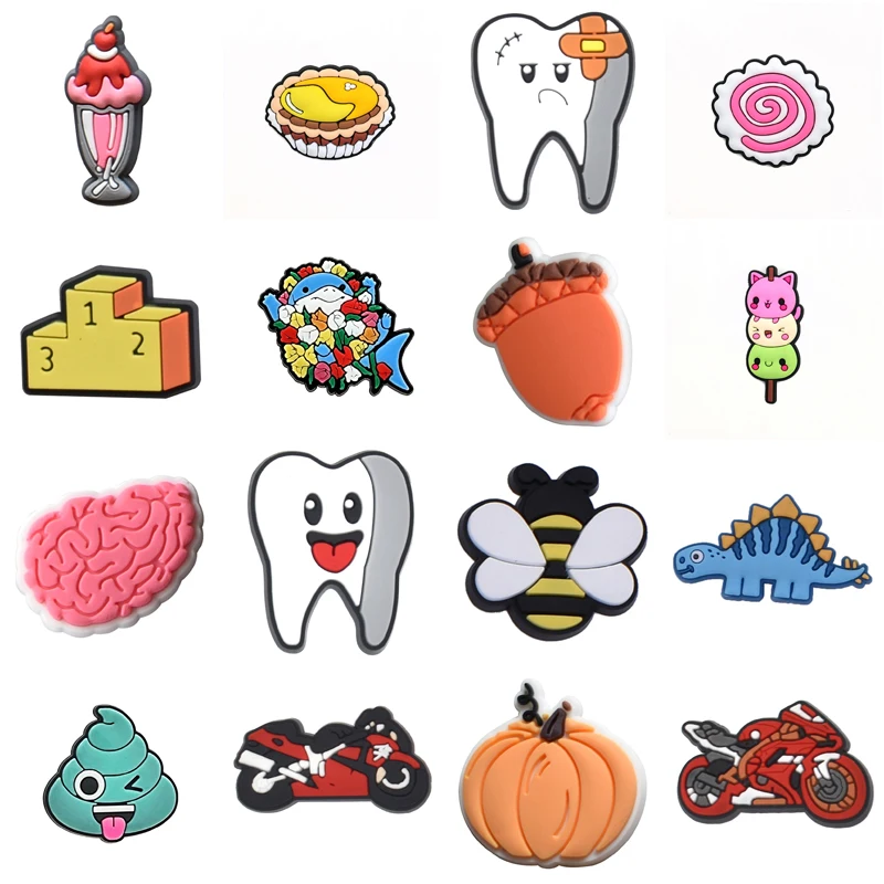 

Shoe Charms Decorations for Crocs Women Charm Packs Wholesale Bulk Shoes Accessories Kids Set Jeans Girl Gifts Boy Para Pins Men
