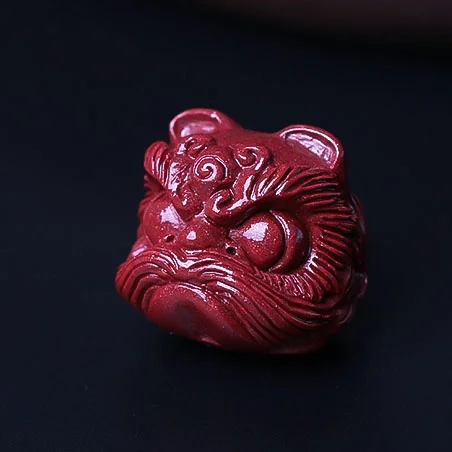 Ожерелье с подвеской Zinnober 5A натуральная киноварь Pixiu Pi Xiu Yao Подлинная версия DIY