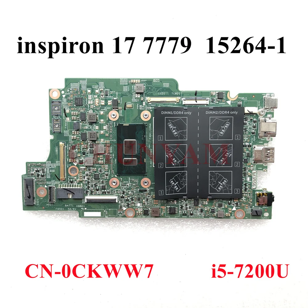 Материнская плата для ноутбука dell Inspiron 17 &quot15264 7777 7779
