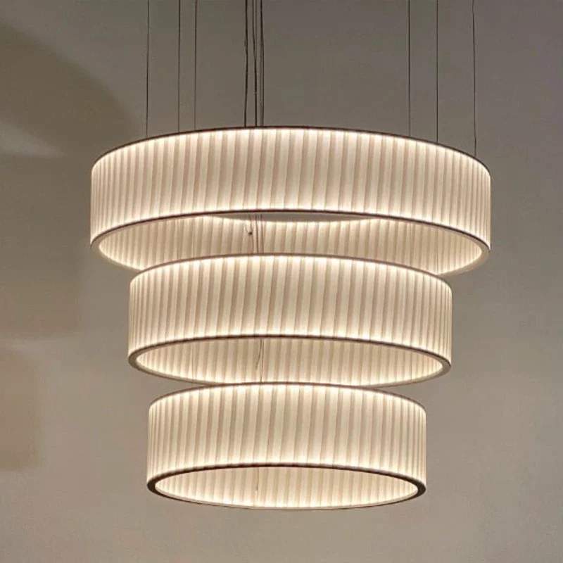 Тканевый светодиодный подвесной светильник для спальни домашний декор лампа
