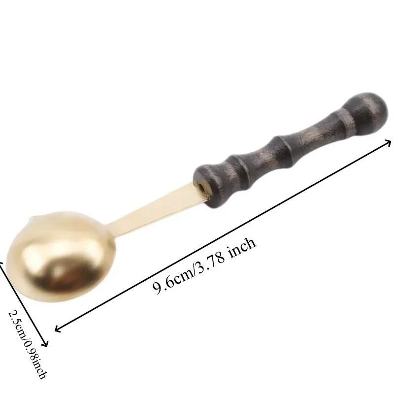 Восковая деревянная ложка для расплавления краски из нержавеющей стали