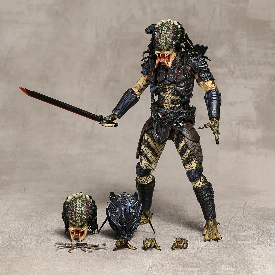 

Фигурка NECA PREDATOR 2 Ultimate бронированный потерянный Хищник 7 дюймов, фигурка, Коллекционная модель, украшение, ПВХ игрушка в подарок