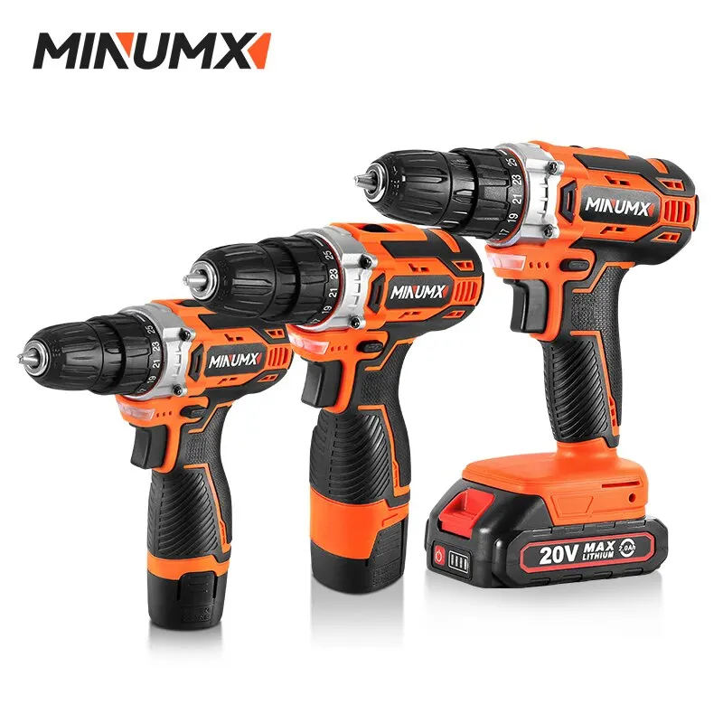 MINUMX 12V 16V 20V MAX Cordless Drill Electric Screwdriver T