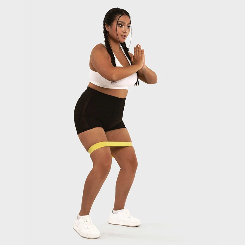 LUOYIYANG Plus Size Women's Honeycomb Knit Shorts Push Up Gym Booty Lifting Sports Fitness Woman 2023 Black Yoga Clothing L-4XL