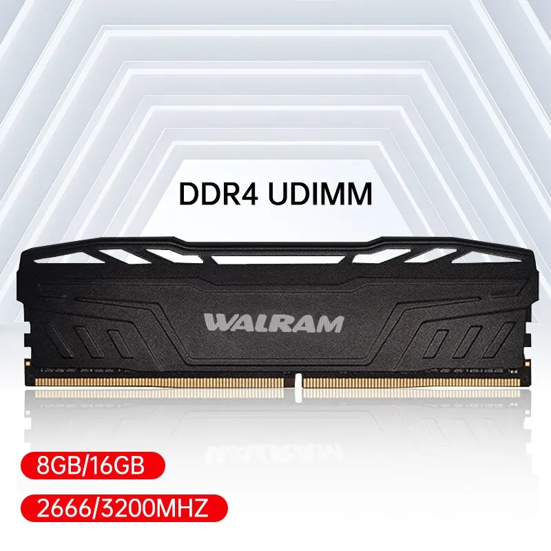 

Walram Gaming Memoria Rams Computer PC4 DDR4 8GB 16GB 2666MHZ 3200MHZ UDIMM Desktop Heatsink Memory Ram