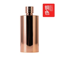 portable stainless steel hip flask flagon whiskey wine potbottle travel tour drinkware wine cup gift set for men 500ml jh001