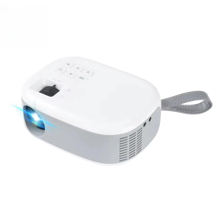 Фото Портативный карманный мини-проектор WiFi LED LCD Smart Beamer с функцией Mirror Cast для домашнего кинотеатра, 1080P, встроенные динамики, 100 люмен №3