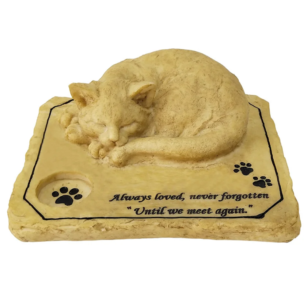 

Памятный маркер для кошек и домашних животных, камень для гравировки, для сада, собаки, для колокольчиков, для памятного котенка, скульптурн...