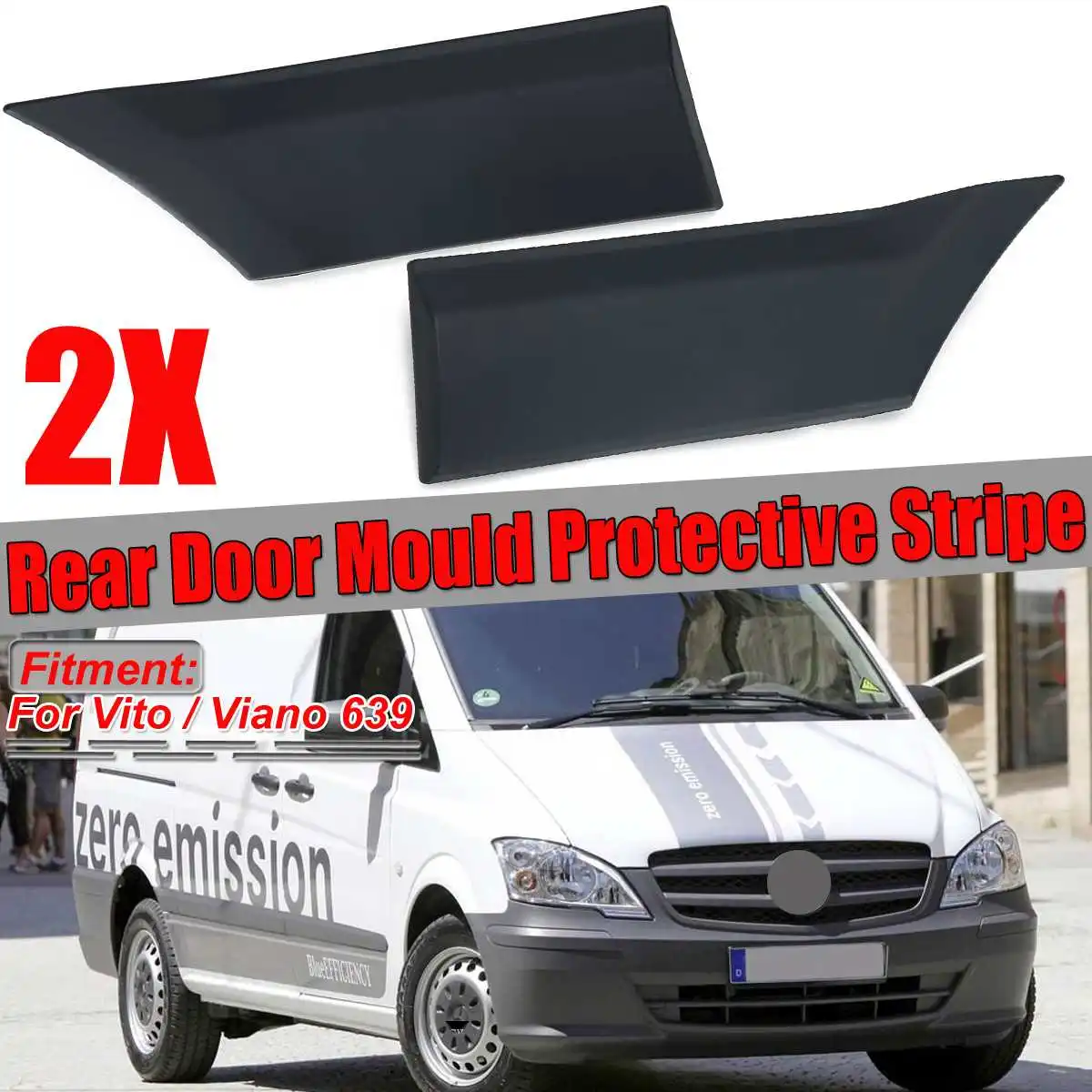 

Left / Right Car Rear Door Mould Protective Stripe Styling Mouldings Moulding Trim Strip For Vito For Viano 639 O/S 6396902862