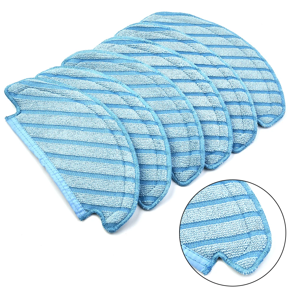 

Universal Mop For Ecovacs Deebot Microfiber Cloths Replacement 6pcs Accessories Cleaning Equipment High Quality